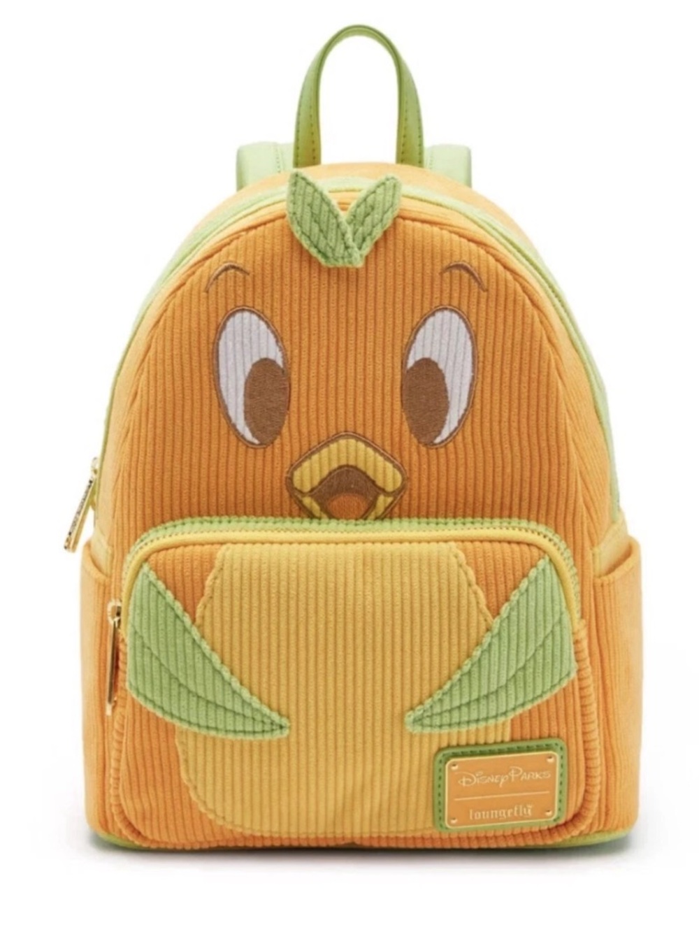 Disney Parks Orange Bird Corduroy Mini Loungefly Backpack New with tags 🍊 - Picture 3 of 11